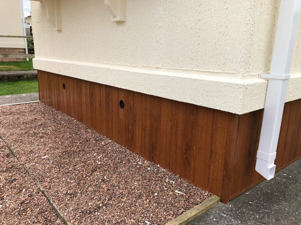 UPVC Skirting & Roof Lines Supremacy Park Home Renovations section-skirting1-980x735